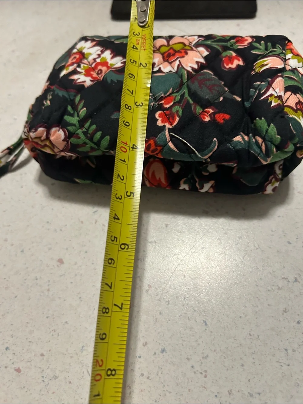 Vera Bradley Floral Quilted Cosmetic Pouch NWT